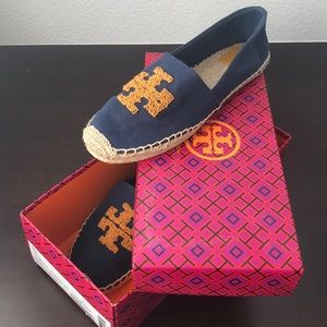 Tory Burch Elisa Logo Flat Espadrille
